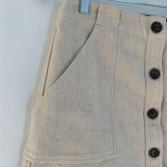 BANANA REPUBLIC Women’s Button Down Linen Skirt // Size 4 - Picture 3 of 6